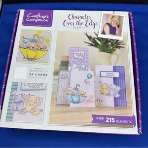 NEW Crafter’s Companion Character Over The Edge Craft Kit #28 Card Making Animal